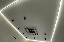 Пример тканевого потолка DESCOR 16 м²